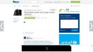 SOLVED: northstate email can't login email account - Fixya