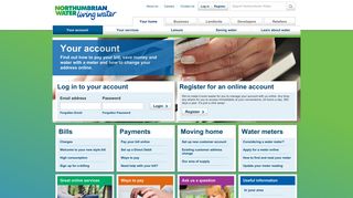Northumbrian Water - Your account