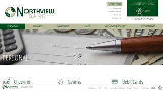 Northview Bank - Checking accounts | Debit Cards | Savings accounts ...