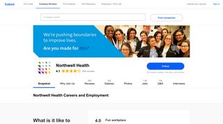 Northwell Health Careers and Employment | Indeed.com