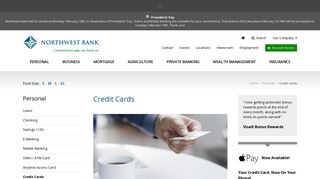 Credit Cards - Northwest Bank