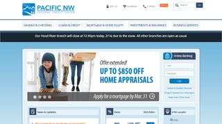 Pacific NW Federal Credit Union - Welcome to PNWFCU