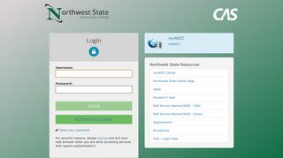Login - CAS – Central Authentication Service - Northwest State ...