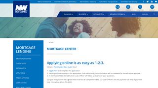 Northwest Federal Credit Union Online Mortgage Center - Index