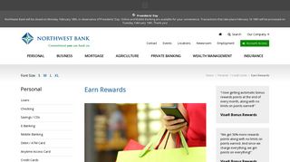 Earn Valuable Rewards - Northwest Bank