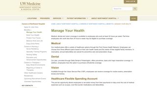 Manage Your Health | Northwest Hospital & Medical Center
