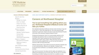 Careers at Northwest Hospital | Northwest Hospital & Medical Center