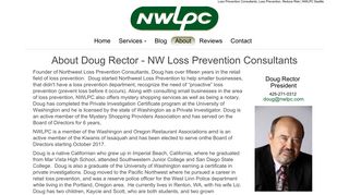 About - Northwest Loss Prevention Consultants