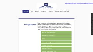 Benefits | Northwest Medical Center