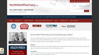 North West Pharmacy is your one-stop Discount Pharmacy Website