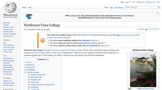 Northwest Vista College - Wikipedia