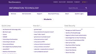 Students: Information Technology - Northwestern University