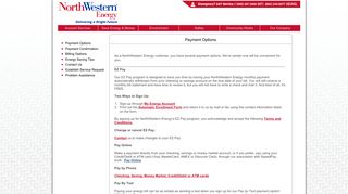 NorthWestern Energy - Payment Options