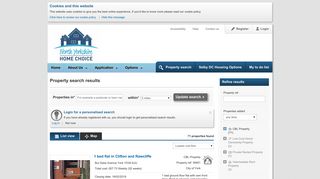 Search properties - North Yorkshire HomeChoice