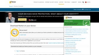 Download Norton on your device - Norton Support