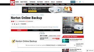 Norton Online Backup First Looks - Review 2017 - PCMag UK