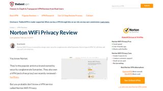 Norton WiFi Privacy Review - Does Norton Offer a Reliable VPN?