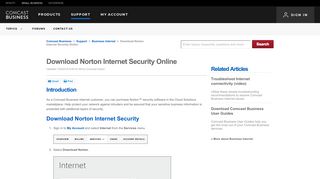 Download Norton Internet Security Online | Comcast Business