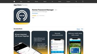 Norton Password Manager on the App Store - iTunes - Apple