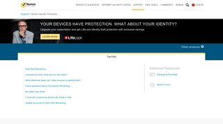 Norton Identity Protection – Norton™ Support