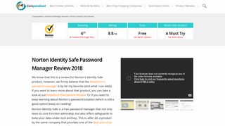 Norton Identity Safe Review 2018 | Secure Your Passwords Now