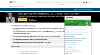 Activate Norton Mobile Security - Norton Support