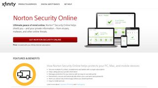 Internet Security with Xfinity - Norton Security Online
