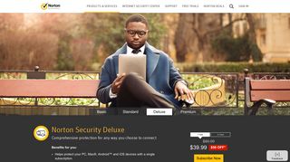Norton Security Deluxe | Award-Winning Antivirus Software for up to 5 ...