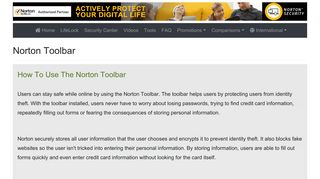 Norton Toolbar - Norton Security