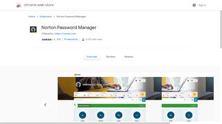 Norton Password Manager - Google Chrome