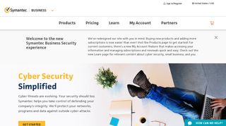 Symantec Business Security | Home