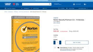 Norton Security Premium 3.0 - 10 Devices | London Drugs