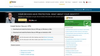 Install Norton Secure VPN - Norton Support
