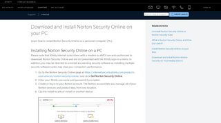 Download and Install Norton Security Online on your PC - Xfinity