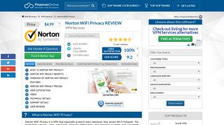 Norton WiFi Privacy Reviews: Overview, Pricing and Features