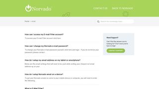 email – Norvado Technology Solutions Support