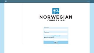Norwegian Cruise Line: Log in