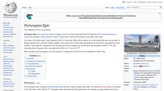 Norwegian Epic - Wikipedia