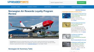 Norwegian Air Rewards Loyalty Program Review [In-Depth]