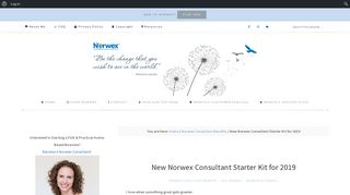 New Norwex Consultant Starter Kit for 2018 - Work with Water