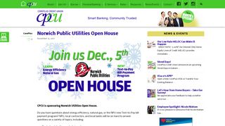 Norwich Public Utilities Open House - CorePlus Federal Credit Union