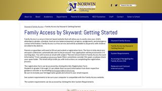 Family Access by Skyward - Norwin School District