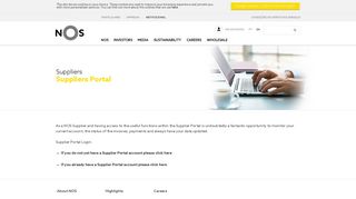 Supplier Portal - NOS
