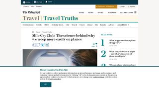 Mile Cry Club: The science behind why we weep more easily on planes