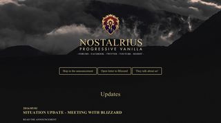 Nostalrius Begins