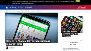 How to fix ''Google Play authentication is required'' error | AndroidPIT