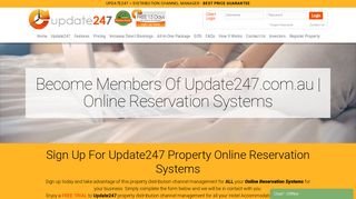 Update247 | Members Property Login Of Online Reservation Systems ...