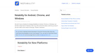 Notability for Android, Chrome, and Windows – Notability