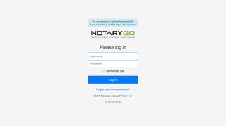 agent login/register - NotaryGO