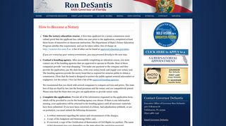 How to Become a Notary - Florida Governor